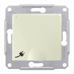 Изображение продукта Розетка Schneider Electric Sedna с/з со шторками и крышкой IP44 16A 250V 